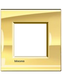 BTicino LNA4802OA LivingLight - 2-module cold gold plate