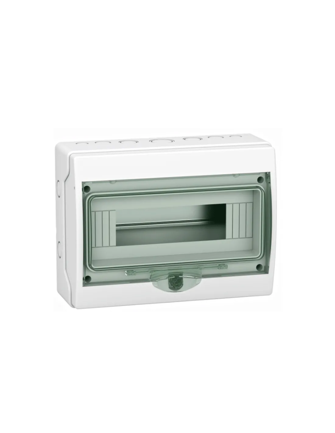 Schneider wall-mounted switchboard with 12-module transparent door ...