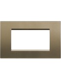 LivingLight | Silk square plate in metal 4 places square