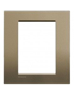 BTicino LNA4826SQ LivingLight - placca 3+3 moduli square-BTI LNA4826SQ-BTicino