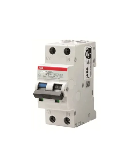 Interruttore Differenziale Magnetotermico 2P 40A 30mA, Curva B, 6kA, Per Guida DIN - Protezione Circuiti E Sicurezza Impianti Elettrici Domestici E Industriali