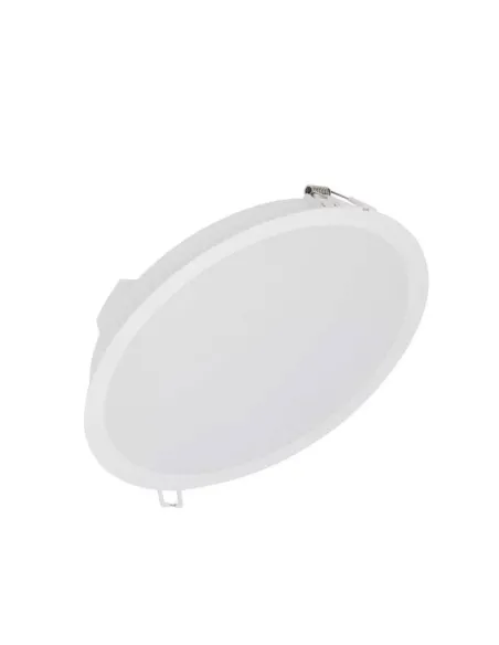 Eglo Faretto LED da incasso per esterni Zimba, 1 luce, lampada da parete in alluminio pressofuso, colore: argento, diametro: 12.5 cm, IP65