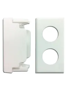 Adattatore per PDM00 Fracarro 2 fori Bticino Axolute Bianca HD 287127-FRA 287127-Fracarro