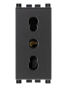 VIMAR Plana Series 2-Module Cover Plate – Reflex Sapphire Blue – Technopolymer (Open Box)