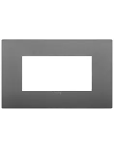 Vimar 19654.72 Arke - placca 4 moduli grigio Vimar - Elettroclick