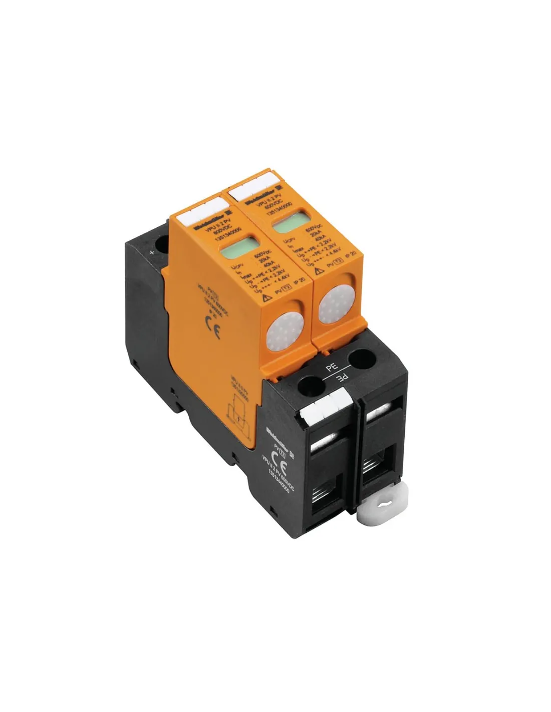 Parafoudre Weidmuller 600VDC décharge 25KA | Elettroclick