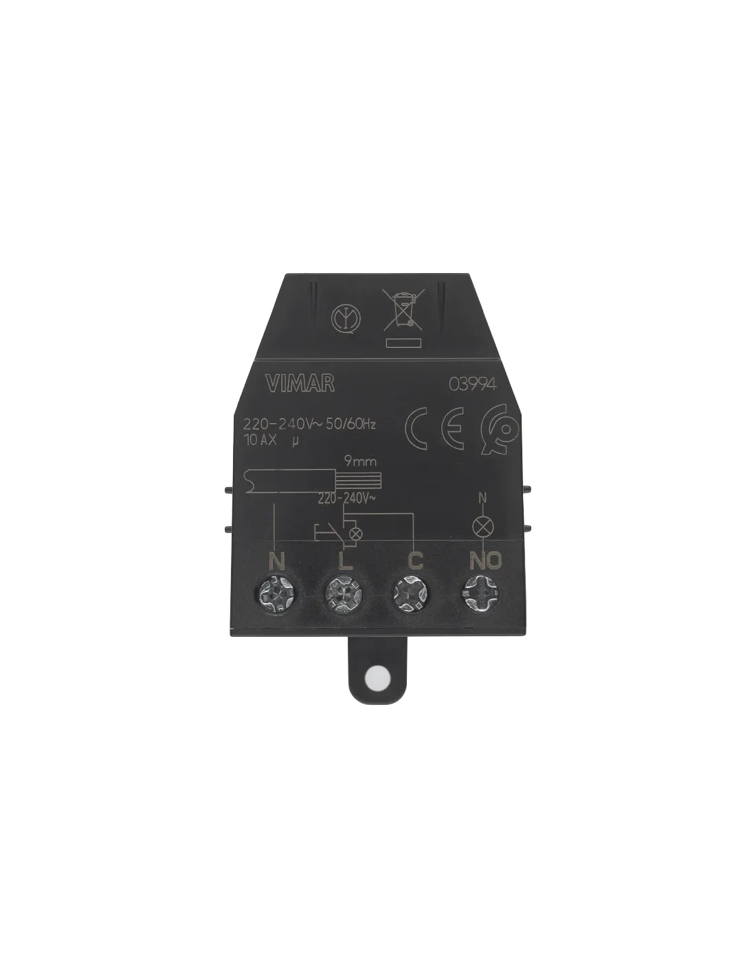 Vimar Quid 10AX 4-terminal impulse relay module 03994