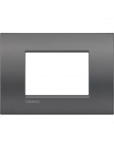 Placca Bticino LivingLight AIR street 3 posti LNC4803ST-BTI LNC4803ST-BTicino