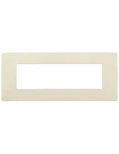 Plana Up 7M matt ivory plate Vimar - Elettroclick
