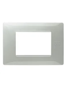 Urmet Simon Nea Flexa placca 3 moduli colore alluminio 11803.AL - Elettroclick