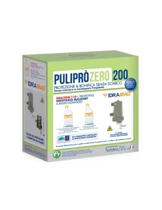 Foridra PULIPRÒ ZERO 200 K – ZERO DRAIN package for systems up to 200 liters PULIPZ2K