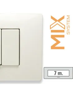 7-seater plate, matt white, Master MIX 21MX807