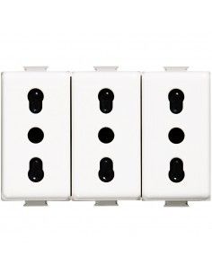 BTicino AM5180/3 Matix - presa triplex-BTI AM5180/3-BTicino