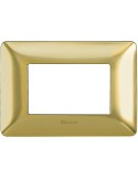 Matix | Galvanics plate in satin gold color 3-place technopolymer