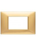 Plane | 3-place mat gold technopolymer plate