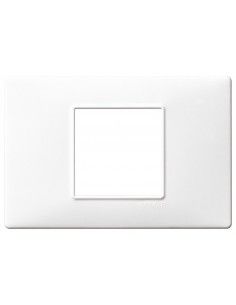 Vimar 14652.01 Plana - placca 2 moduli centrati bianco