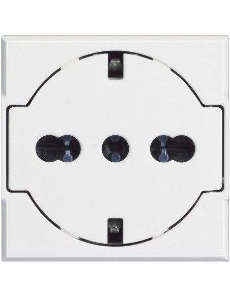 Presa Schuko Bticino Axolute FLAT Con protezione Bianca 10/16A HD4140/16F-BTI HD4140/16F-BTicino