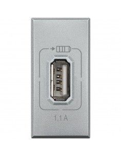 Presa Caricatore USB Bticino Axolute 1100 mA HC4285C1-BTI HC4285C1-BTicino