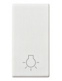 Plana White - key cover with light symbol