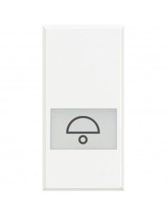 BTicino HD4921LD Axolute - copritasto con simbolo campanello-BTI HD4921LD-BTicino