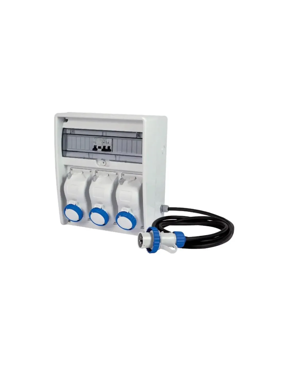Fanton Ulisse IP55 construction panel with CEE sockets and 74380 cable