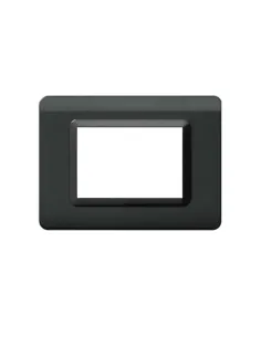 Ave System 44 Technopolymer Plate 3 Modules Dark Grey 44PY03GSL-AVE 44PY03GSL-Ave