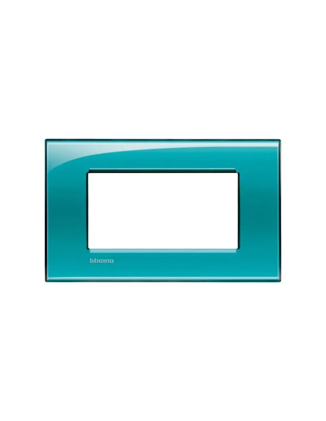 Bticino Livinglight plaque 4 modules carrée couleur club LNA4804CB