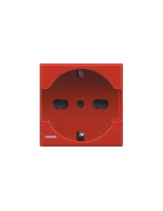 Bticino Axolute Presa Schuko 10/16A Rossa H4140/16R-BTI H4140/16R-BTicino