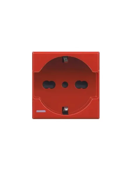 Bticino Axolute Presa Schuko 10/16A Rossa H4140/16R-BTI H4140/16R-BTicino