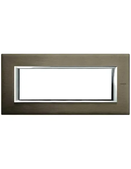 BTicino HA4806BR Axolute - placca 6 moduli bronzo-BTI HA4806BR-BTicino