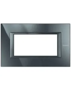Placca Bticino Axolute 4 Moduli Antracite Monochrome HA4804HS-BTI HA4804HS-BTicino