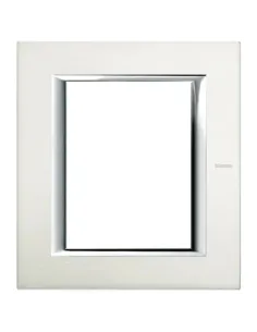 Bticino Axolute Placca 3+3 Moduli Alluminio Spazzolato HA4826XC-BTI HA4826XC-BTicino