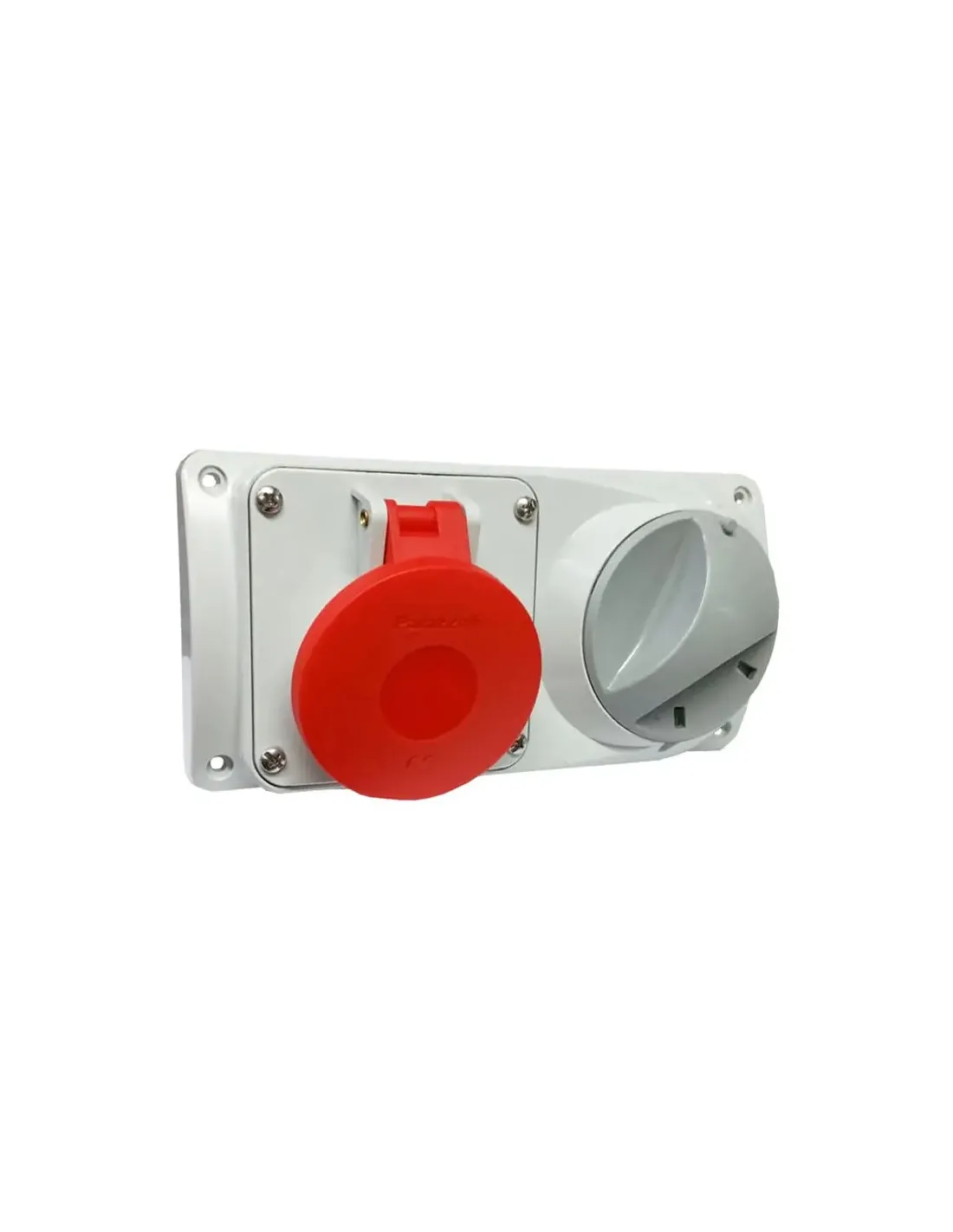 Presa Industriale MASO 16A 220V IP44 3 Pin – Connettore 2P+T Blu Impermeabile Per Camper E Officina