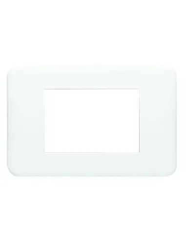 PLACCA VIMAR PLANA 3 MODULI COLORE NERO
