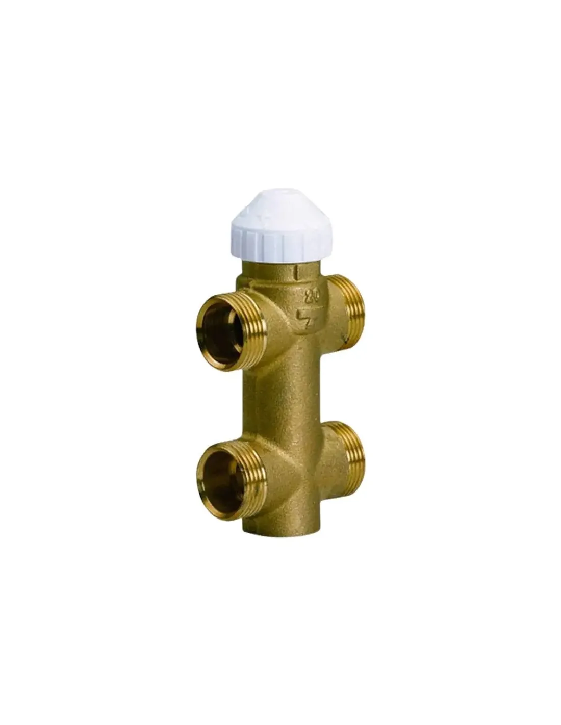 Valvola A 3 Vie Per Fan Coil In Ottone Watts DN 3/4'' - Modello 313134
