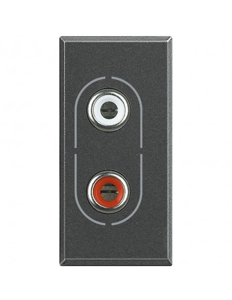BTicino HS4281 Axolute - prese RCA-BTI HS4281-BTicino