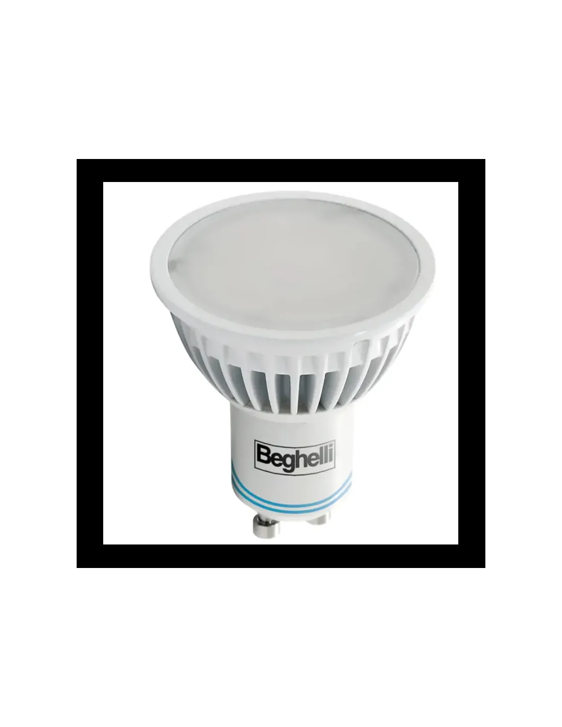 Beghelli LED spot lamp GU10 4W 4000K black-out 56303