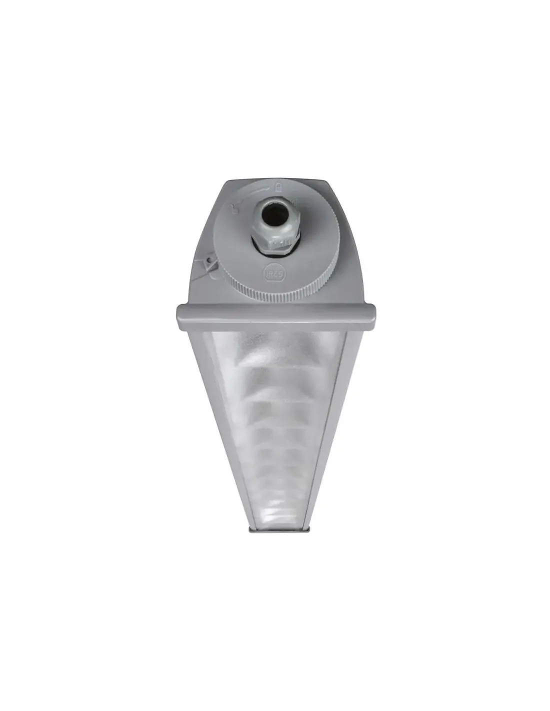 Beghelli waterproof ceiling light in steel LED 2x58W 4000K IP66 120 cm ...
