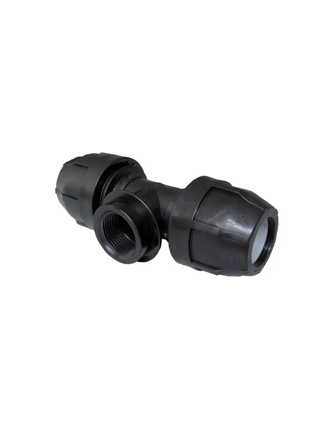 Nupi Female Threaded T-Connector 90 Degree D 63 mm 2 Inch PE 10KTF6320 ...