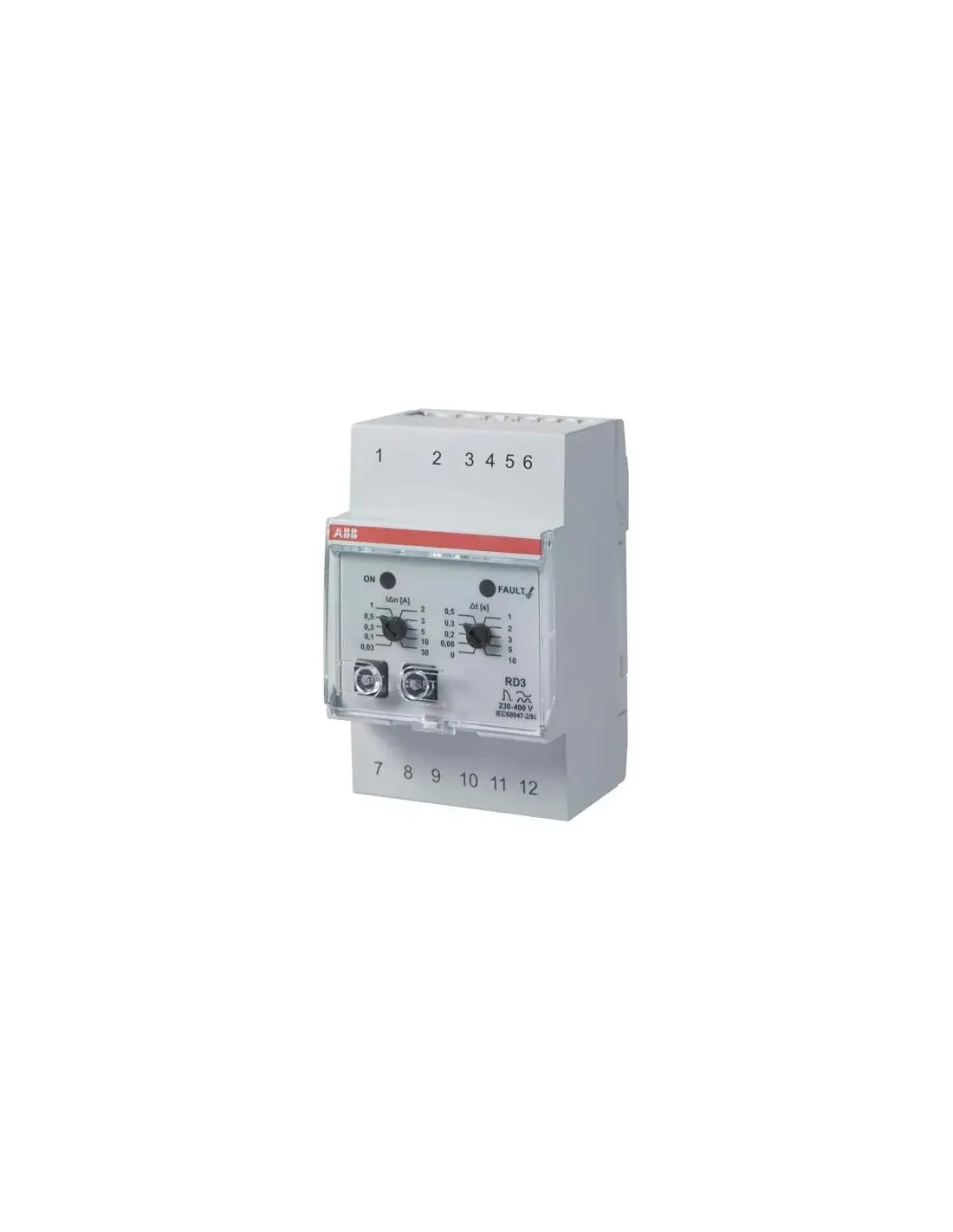 Relais différentiel modulaire électronique Abb RD3 J427348 | Elettroclick