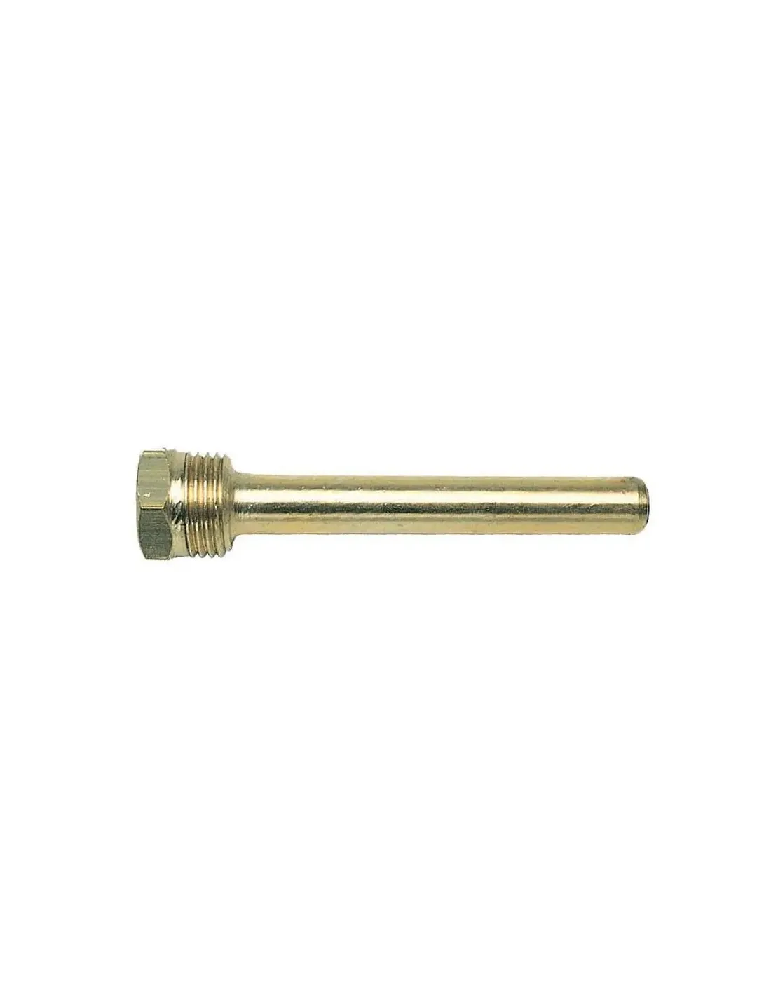 Pozzetto termometrico Ferrari in ottone M 1/2 L 5 cm 110558