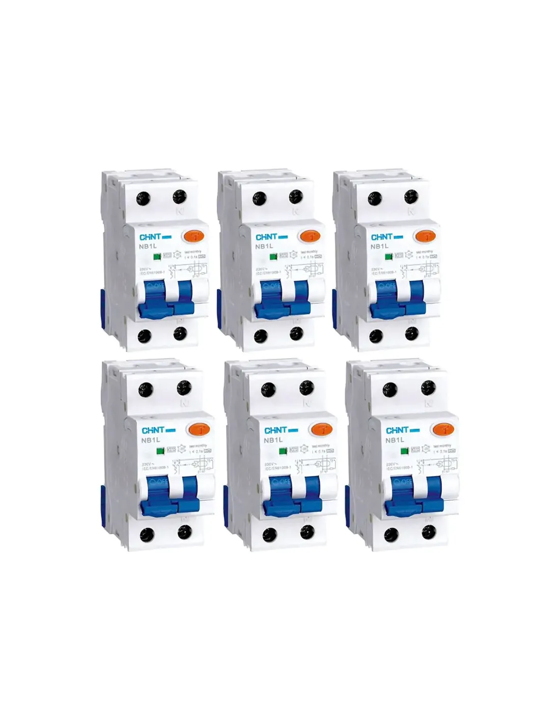 Schneider A9N21222 Disjoncteur différentiel 4,5kA 3P N courbe C 16A - type AC 30mA - Elec