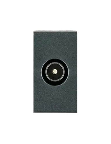 Presa TV Coassiale Varilight XI8 Classic – Iridium Nera, 1 Velocità, Finitura Metallo