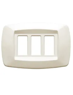 Placca Master modi 3 posti avorio MD283-MST MD283-Master
