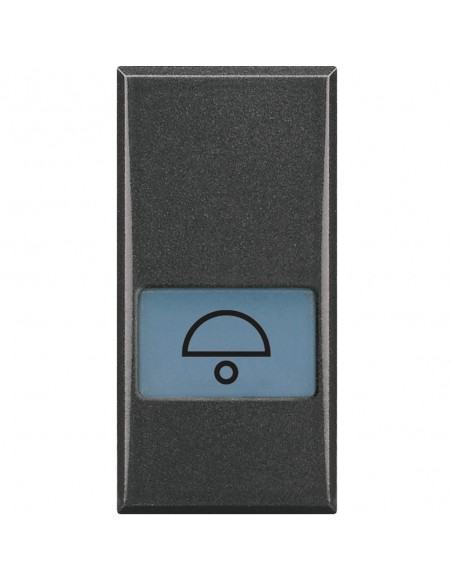 BTicino HS4921LD Axolute - copritasto con simbolo campanello-BTI HS4921LD-BTicino