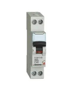 Interruttore Bticino magnetotermico 1P+N 40A 1 modulo FC881C40-BTI FC881C40-BTicino