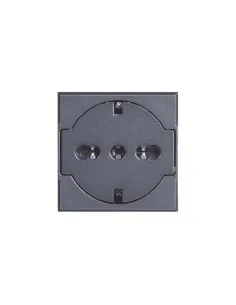 Presa Schuko Bticino Axolute FLAT Con Protezione Antracite 10/16A HS4140/16F-BTI HS4140/16F-BTicino