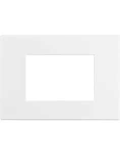 Placca 3 Posti Bticino Axolute AIR bianco opaco Verniciabile HW4803AW-BTI HW4803AW-BTicino