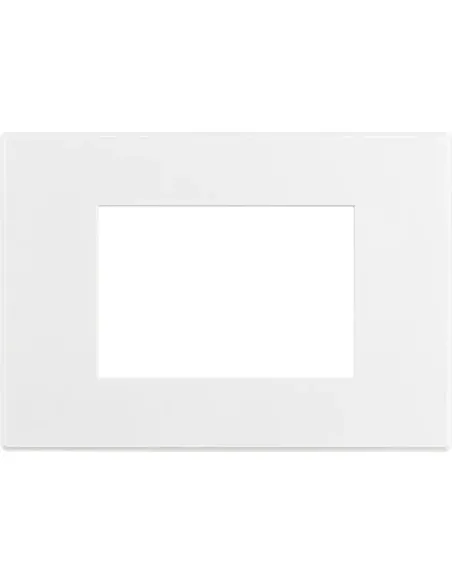 Placca 3 Posti Bticino Axolute AIR bianco opaco Verniciabile HW4803AW-BTI HW4803AW-BTicino
