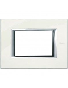 BTicino HA4803BG Axolute - placca 3 moduli bianco limoges-BTI HA4803BG-BTicino
